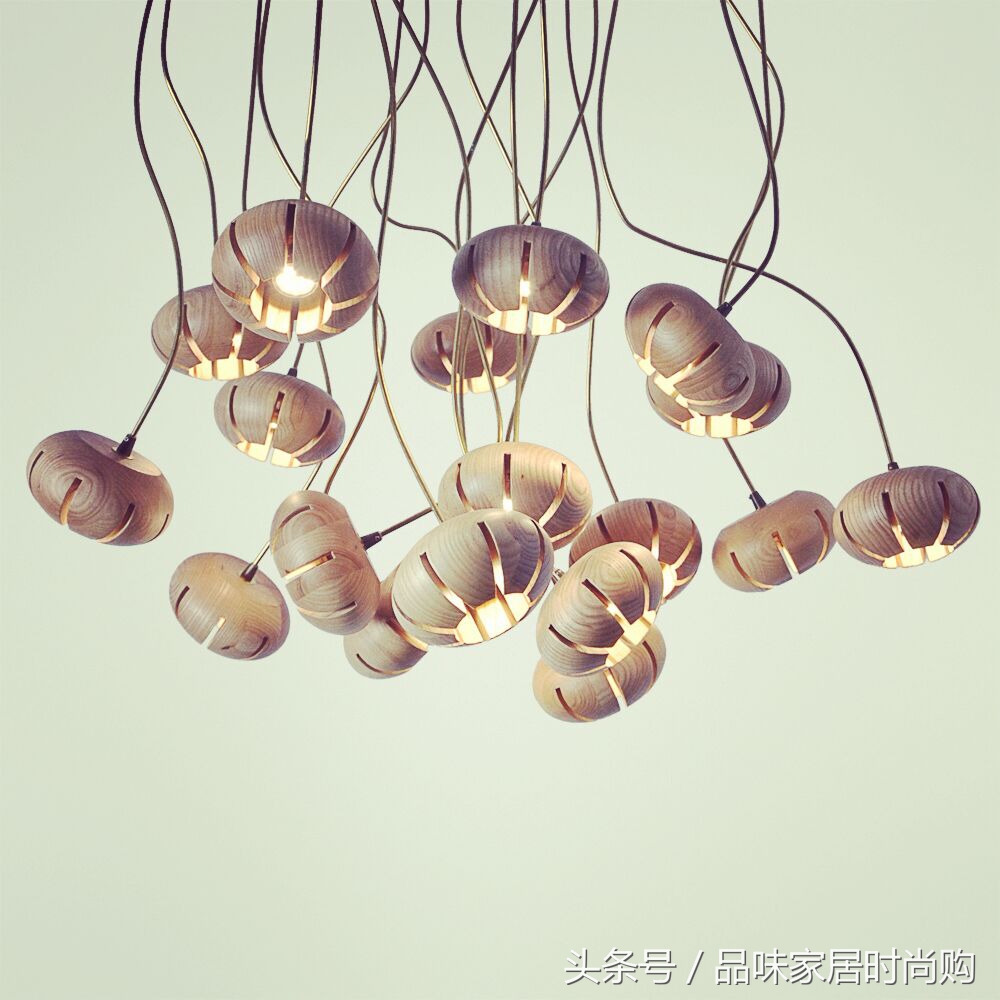 简约原木风格灯具,全屋灯具极简原木
