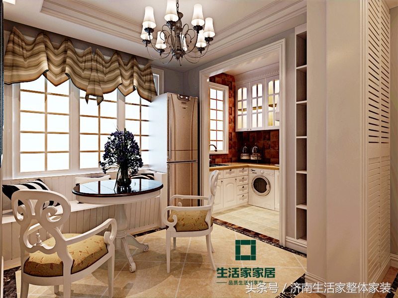 济南生活家鲁邦奥林逸城简欧风格设计案例