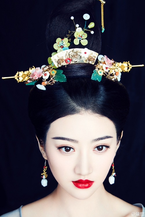 景甜早年古装惊艳,景甜古装片段