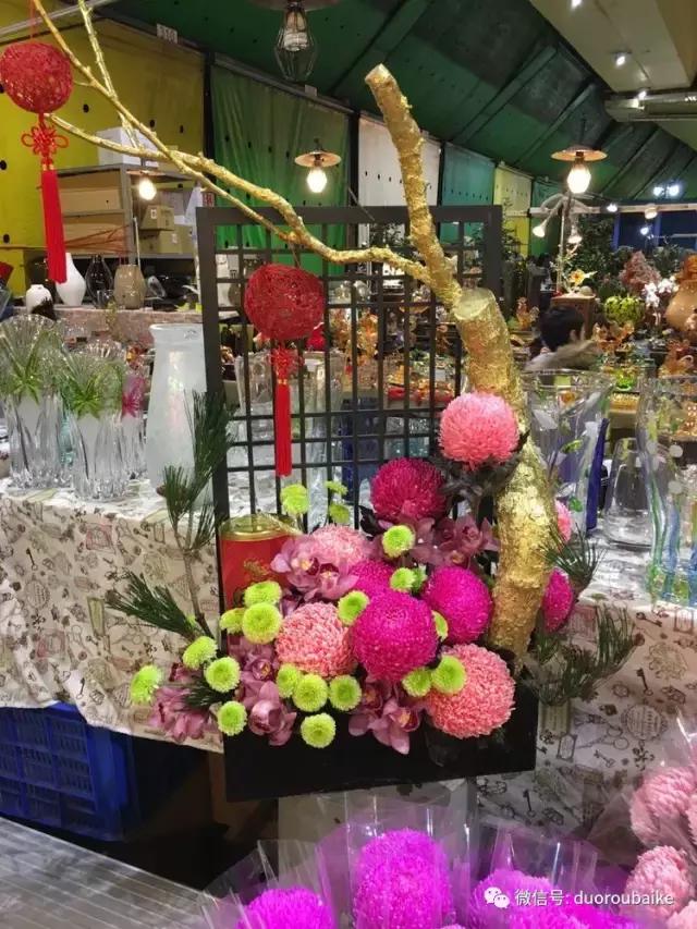 春节花市的鲜花,春节能看花的植物