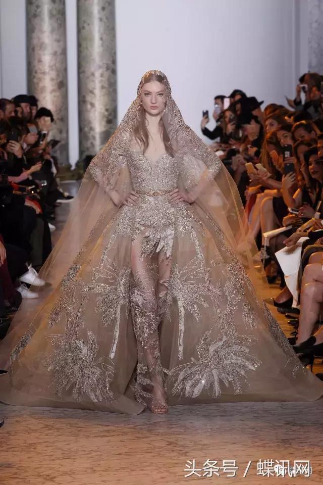 eliesaab2023春夏高定秀,eliesaab巴黎2019高级定制时装周