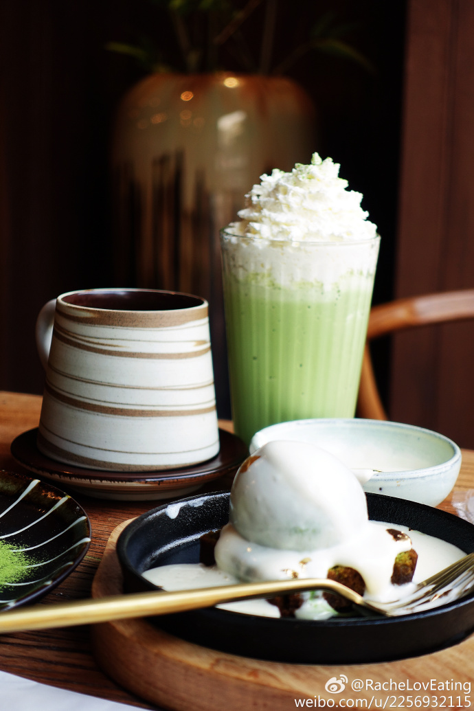 现在最火的网红抹茶甜品专门店,安利一家通勤风店
