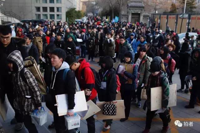 北影中戏学生颜值,北影艺考现场的真实视频
