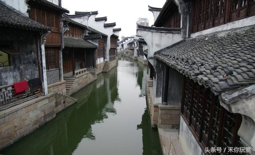 嘉兴月河街老字号美食,江南水乡月河古街