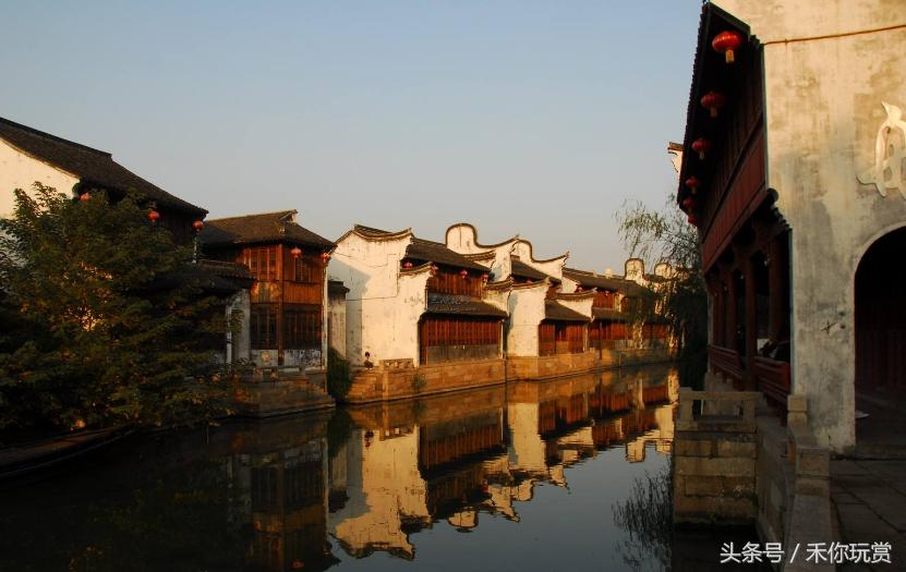 嘉兴月河街老字号美食,江南水乡月河古街