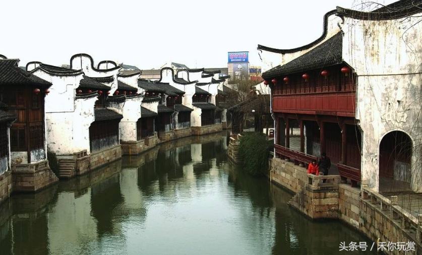 嘉兴月河街老字号美食,江南水乡月河古街