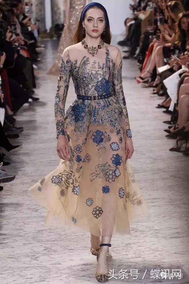 eliesaab2023春夏高定秀,eliesaab巴黎2019高级定制时装周