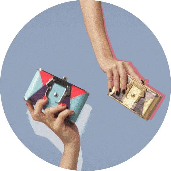 高颜值ins包包,同款ins超火小包包