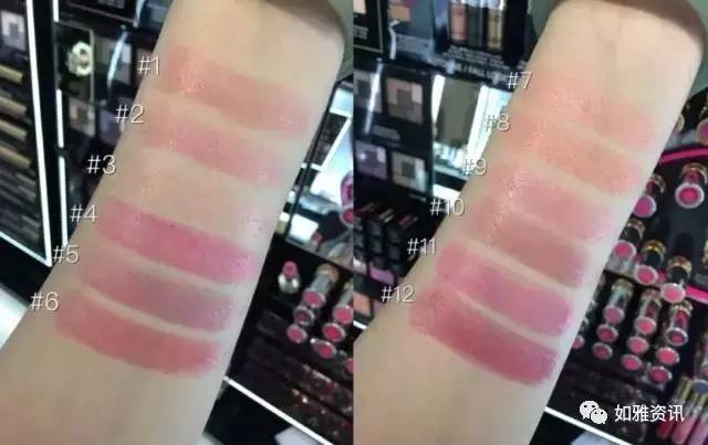 ysl全新粉管润唇膏试色,ysl银管唇膏哪个色好看