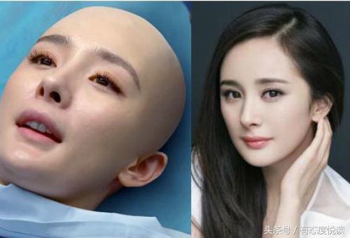 女星光头形象对比,女星光头真实照片