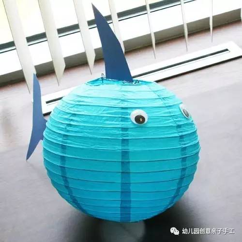 幼儿园手工折纸大鲨鱼,幼儿园手工鲨鱼折纸