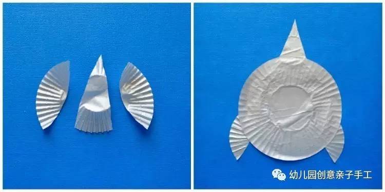 幼儿园手工折纸大鲨鱼,幼儿园手工鲨鱼折纸