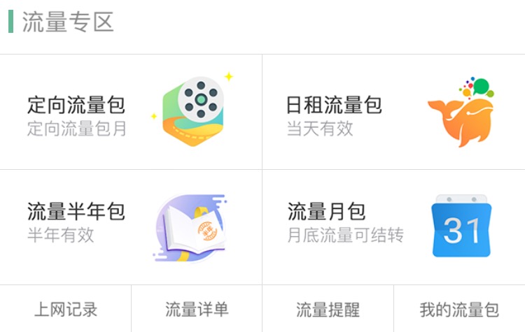 湖南联通app快捷功能大盘查