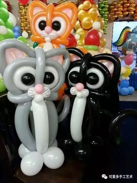 不一样的长条气球可以扭什么,长条气球不用嘴不用打气筒