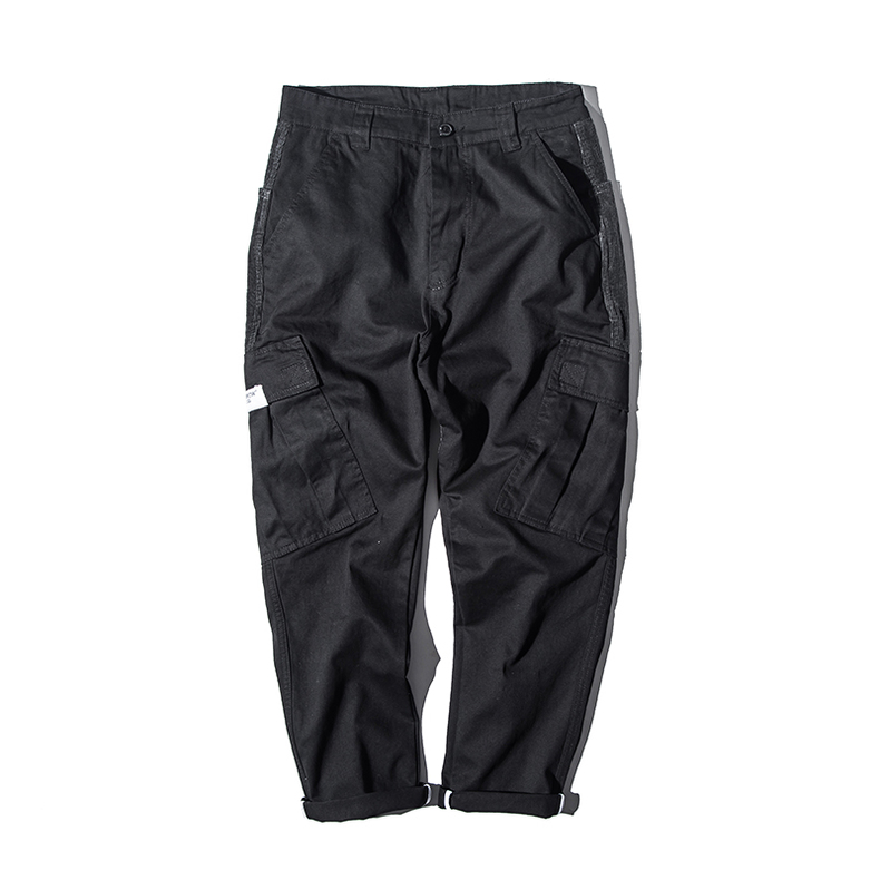 张扬与低调并行的休闲裤穿搭,春装新款直筒阔腿时尚百搭休闲裤