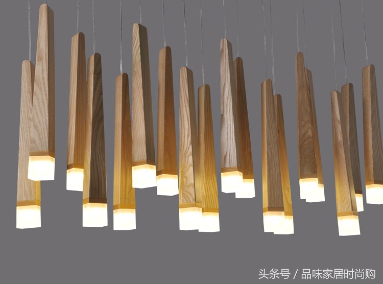简约原木风格灯具,全屋灯具极简原木