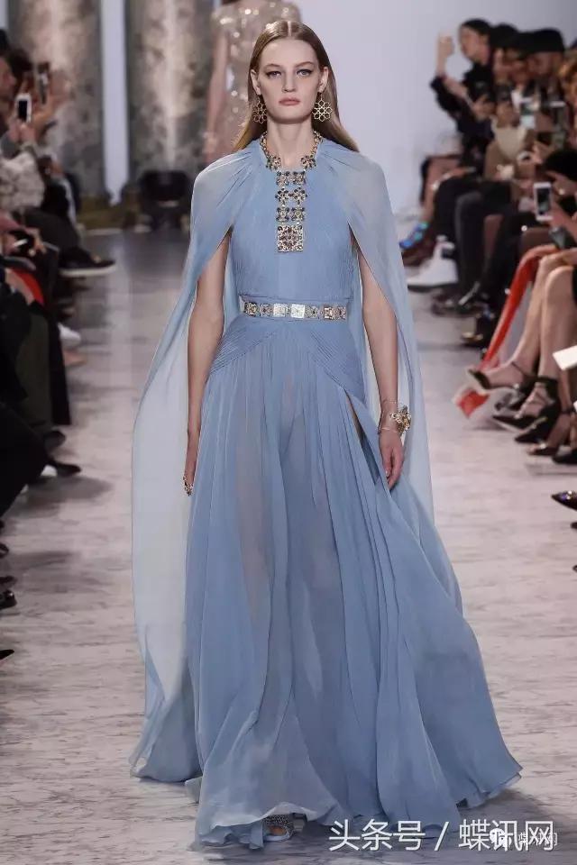 eliesaab2023春夏高定秀,eliesaab巴黎2019高级定制时装周