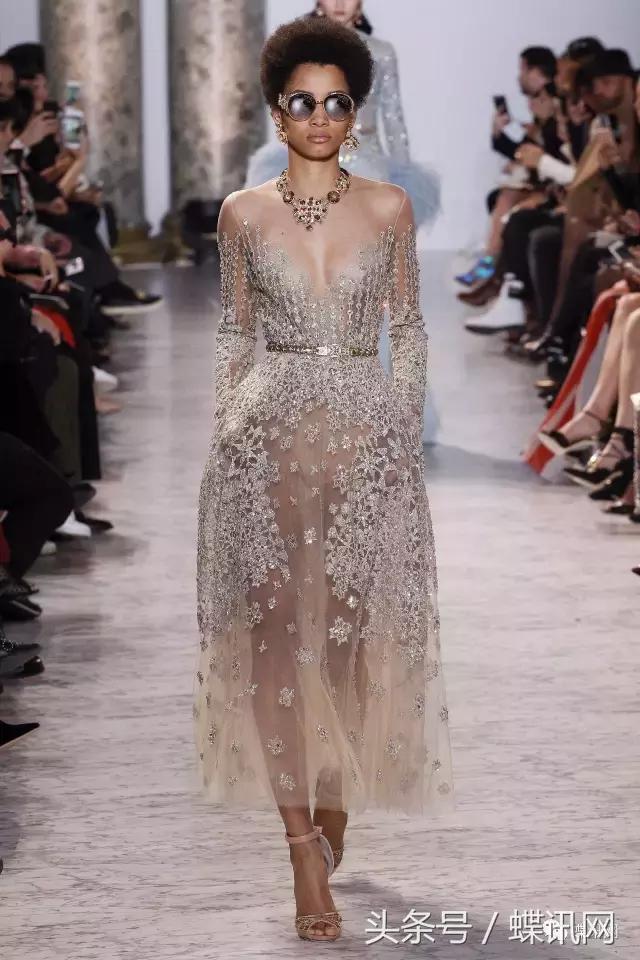 eliesaab2023春夏高定秀,eliesaab巴黎2019高级定制时装周