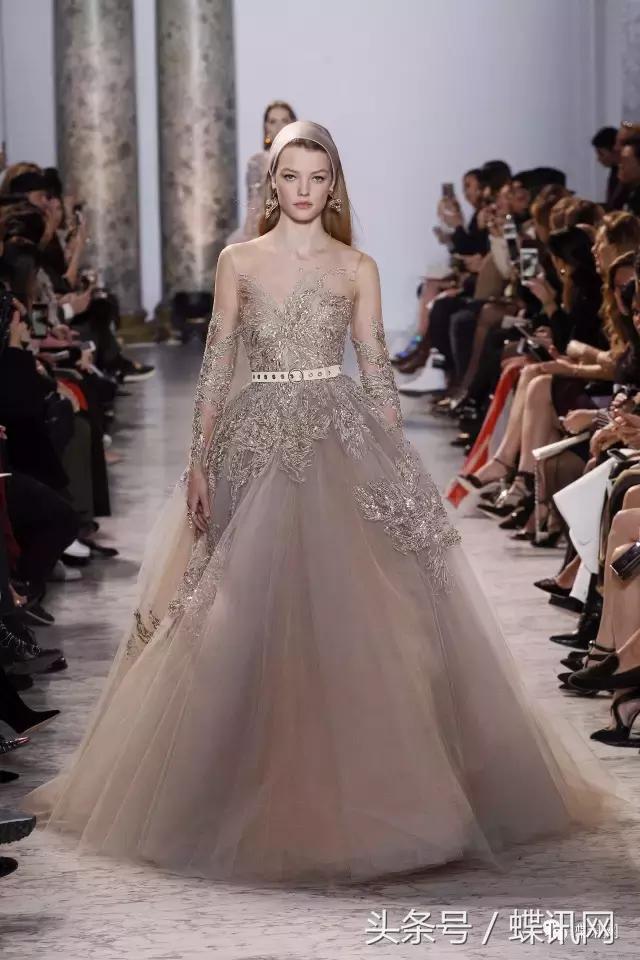 eliesaab2023春夏高定秀,eliesaab巴黎2019高级定制时装周
