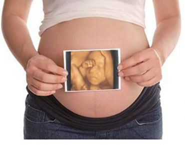 孕检彩超部分显示不清晰,怎么看四维彩超的蓝色和粉色