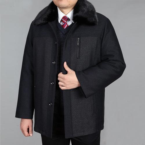 胖子男士棉衣外套加厚款丝棉夹克,送爸爸的冬季帅气时髦外套
