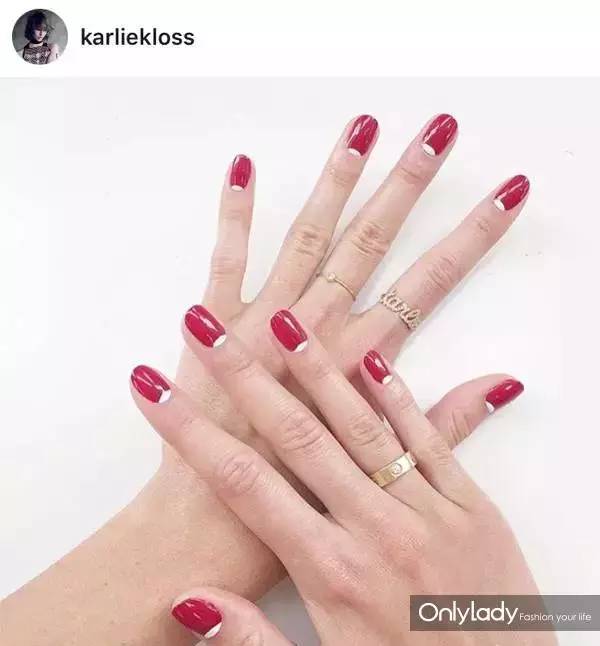 美甲款式推荐2024夏款手绘美甲,美甲款式手绘爆款美甲图显白