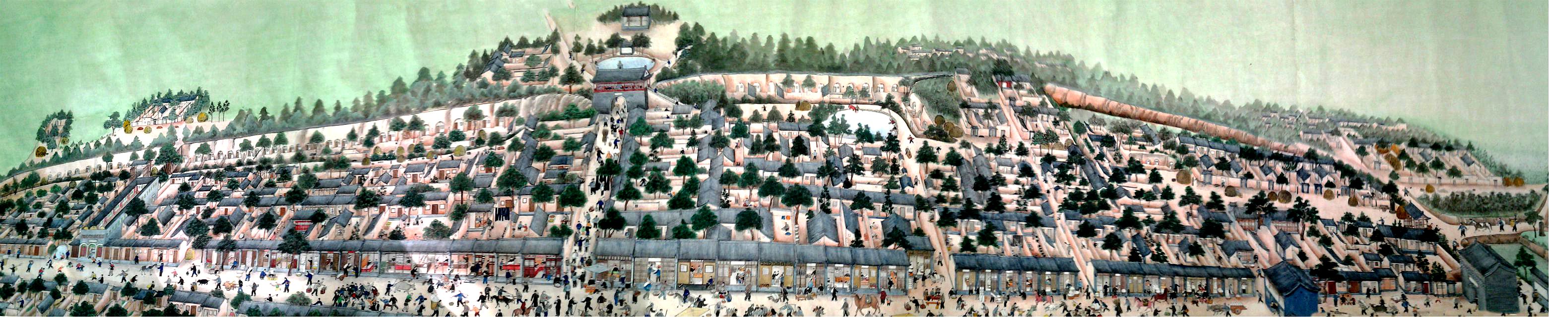 扶风绛帐镇古门楼,扶风绛帐老街