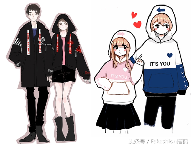 情人节约会怎么穿？来套情侣装让世界知道我只在乎你