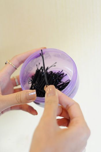 显气质的长发编发造型教学,及腰长发编发发型步骤