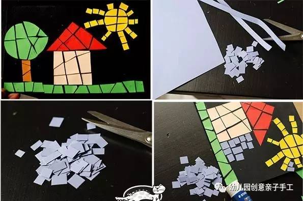 幼儿手工贴纸游戏,儿童手工拼图游戏大全