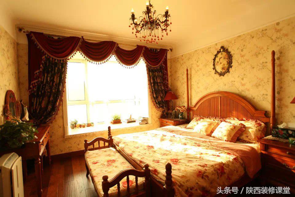 125平美式乡村风25万勉强硬装搞定,135平方美式乡村风情