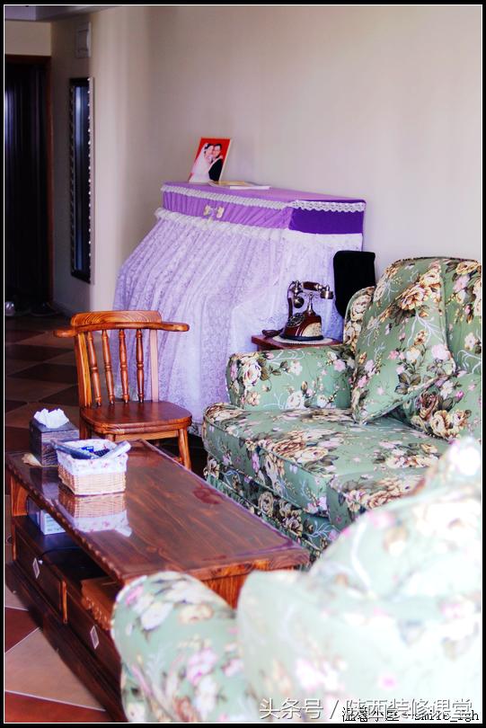 50平米小户型2室一厅美式田园,50平方的院子美式田园风