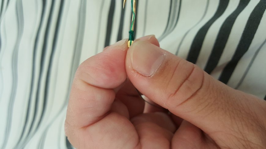 绑钩如何能绑得整齐,绑钩结实的方法