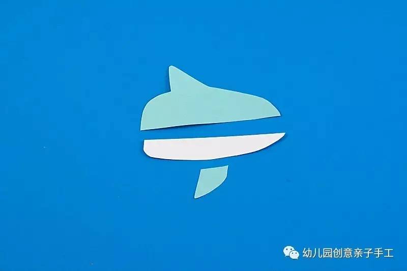 幼儿园手工折纸大鲨鱼,幼儿园手工鲨鱼折纸