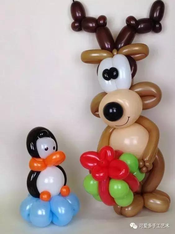 不一样的长条气球可以扭什么,长条气球不用嘴不用打气筒