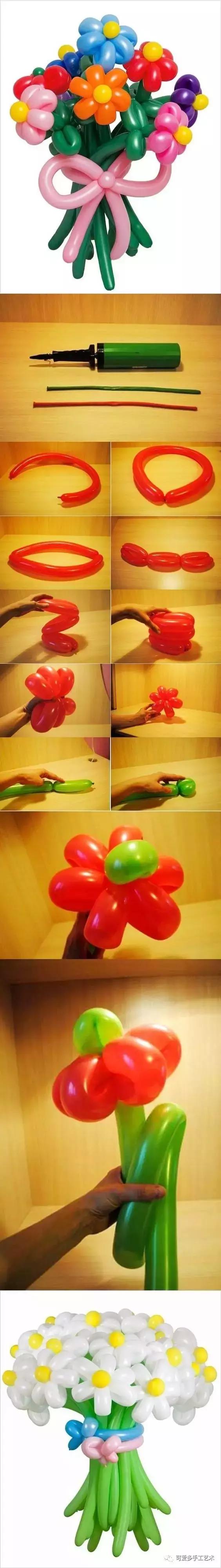 不一样的长条气球可以扭什么,长条气球不用嘴不用打气筒