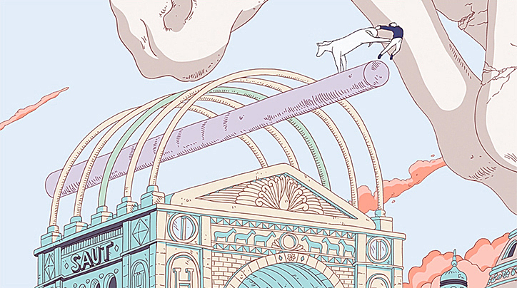 当Hermès丝巾被巨型马城碾压