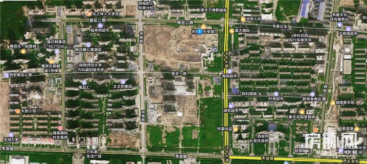 左边万科城，右边智慧城，合能公馆在长安一点也不偏！