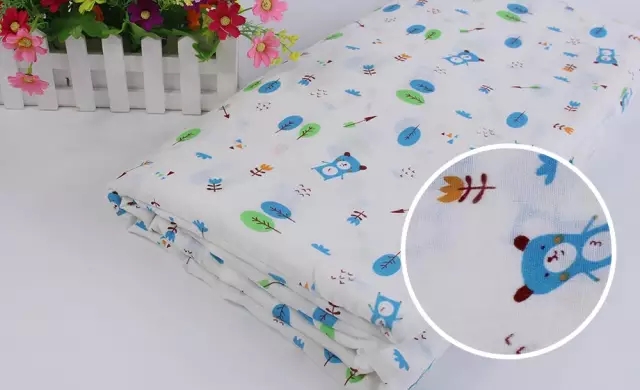 给宝宝做的双层纱布,ins风婴儿纱布