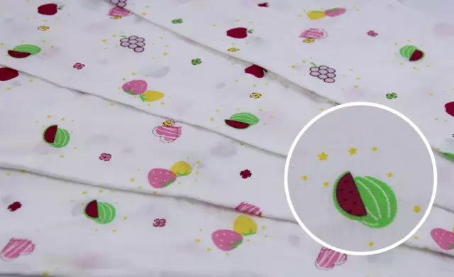 给宝宝做的双层纱布,ins风婴儿纱布