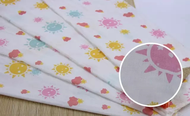 给宝宝做的双层纱布,ins风婴儿纱布