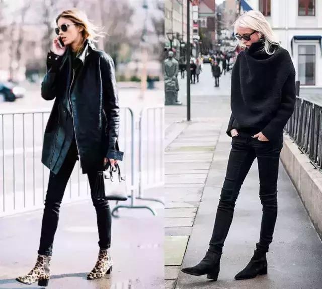 短靴和阔腿裤怎么搭配小个子,穿出长腿经典舒适基础百搭小短靴