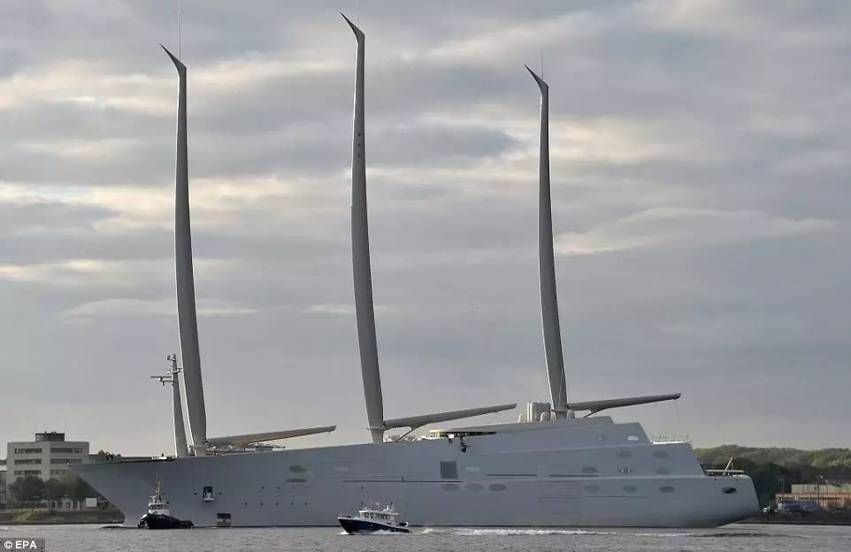 全球在建的最大的超级帆船游艇,全球最大的超级货轮