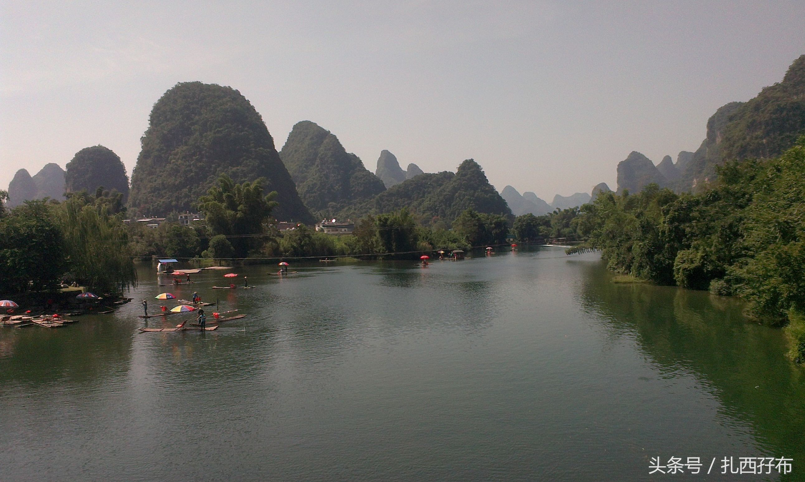 最美不过富春江,阳朔遇龙河竹筏漂流今天可以漂不