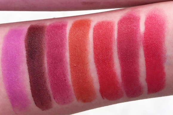 试色口红dior999,dior试色909