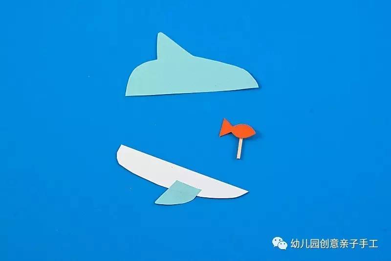 幼儿园手工折纸大鲨鱼,幼儿园手工鲨鱼折纸