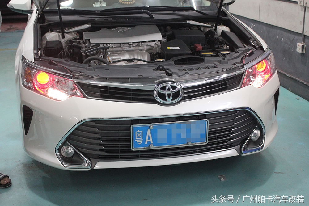 凯美瑞海拉透镜,16款凯美瑞改装黑武士