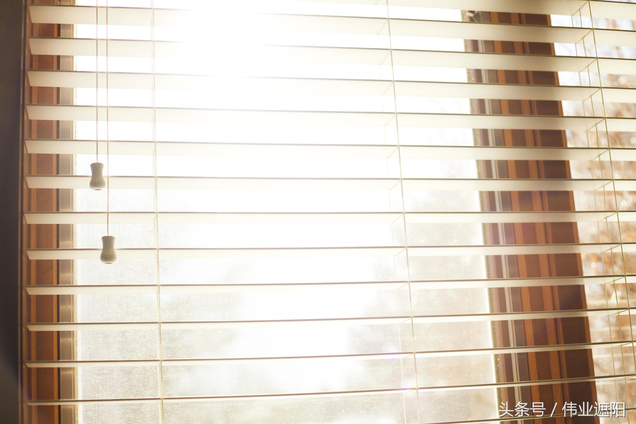 过完年，突然发现办公室窗帘一个秘密！