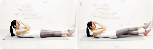 瘦肚子瘦手臂减肥操,韩国瘦身操躺着瘦腿