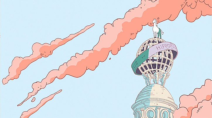 当Hermès丝巾被巨型马城碾压